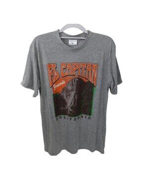 NEW Where I’m From Men's Short Sleeve El Captain Graphic Print Tee Gray Size S